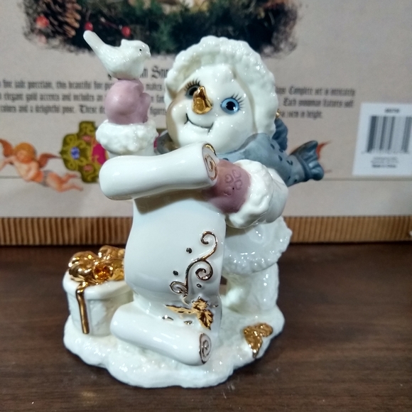 Porcelain snowman family - Picture 7 of 9